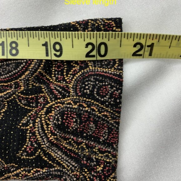 ConradC Long Sleeve Paisley Shirt/Top Size Small - Picture 5 of 8